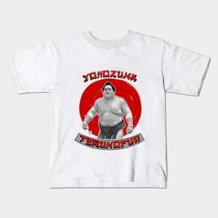 Yokozuna Teru in Red Kids T-Shirt